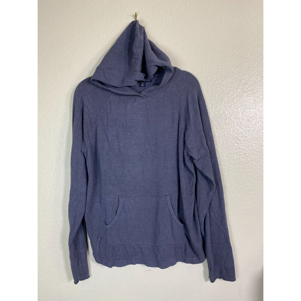 Barefoot Dreams Cozy Chic Ultra Lite Hoodie Sweater Size Medium Purple Gray